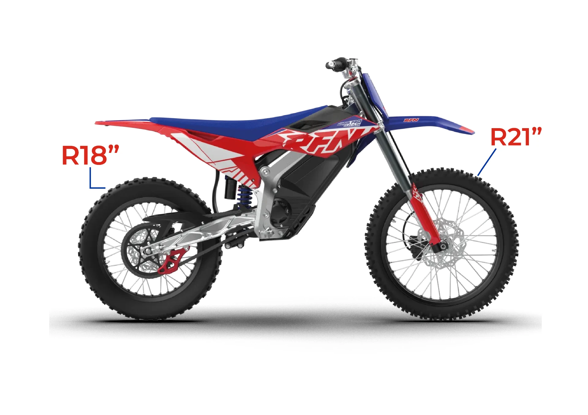 SX-E15+ Warrior Pro con ruedas R18 y R21